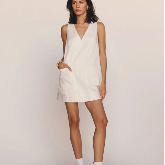 Reformation Francisca Dress White Size 6 - Picture 4 of 4